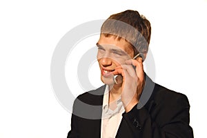 Business call - smile