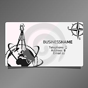 Business card of Geodesy and Cartography photo