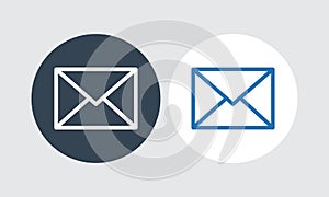Mail, Gmail vector icons design, with background. conversation photo