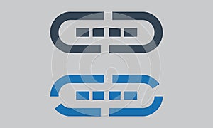 Url file link, editable link, glyph flat vector.