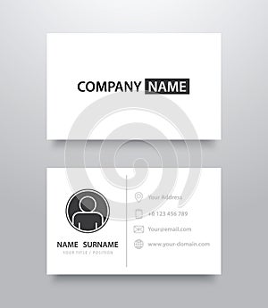 Business card mockup