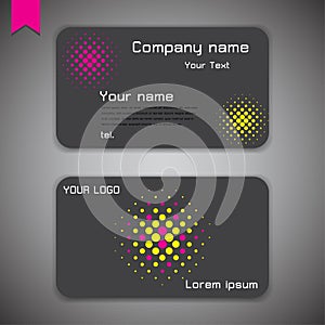 Business card modern
