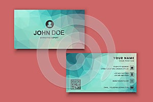 business card, Modern business card design vector template, Corporate identity, Contact card, name card, print design