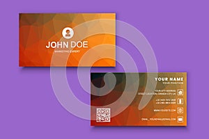 business card, Modern business card design vector template, Corporate identity, Contact card, name card, print design