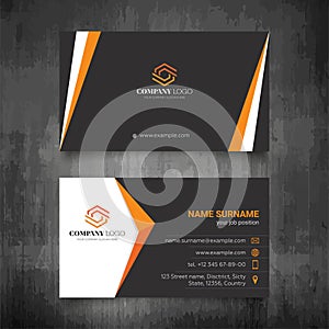 Business card template