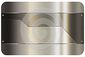 Business card template.Metal abstract background.