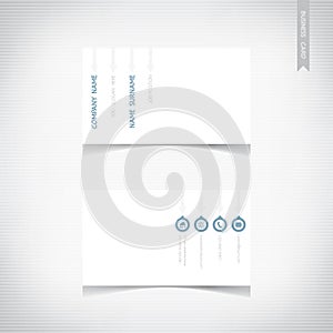 Business card template set