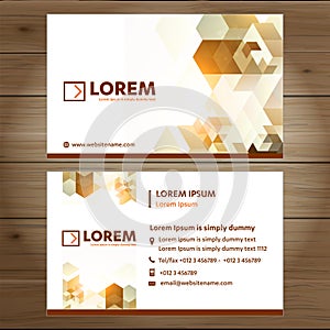 Business card Vector Template, Tech Logo Link Network, Visiting Card Corporate Identity