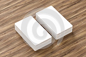 Business cards blank mockup - template, 3D illustration