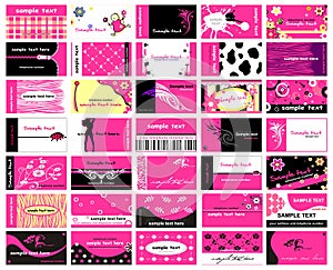 Business cards for ladies