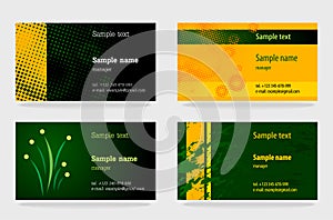 Business cards template