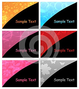 Business cards template