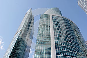 Business center Moscow City in Russia