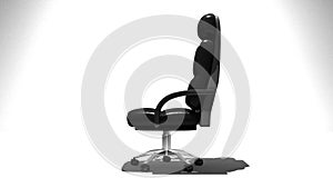 Business Chair On White Background