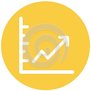 Business chart analysis icon internet marketing optimization graph diagram.