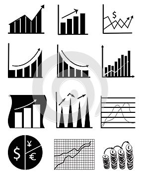 Business Chart And Graph Icons