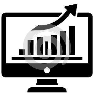 Business chart icon .Financial Flow Statements.