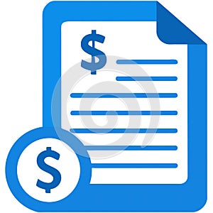 Business chart icon .Financial Flow Statements.