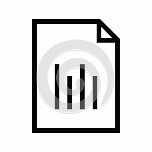 Business Chart icon vector