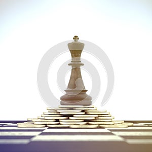 Business chess strategy - victory