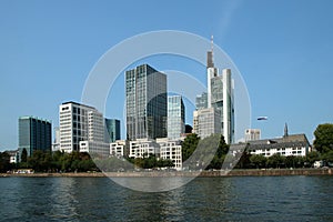 Business city center of the city of Frankfurt am Main
