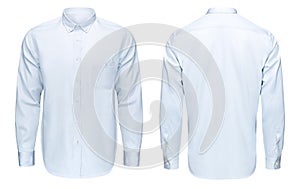 La tienda o clásico azul camisas a blanco trazado de recorte 