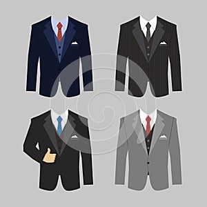 Business clothing suit