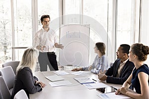 Business coach lead corporate training for staff