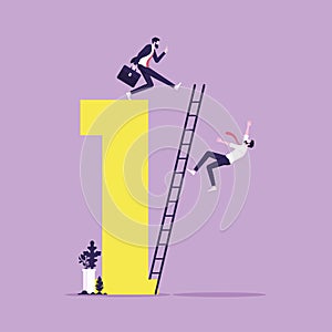 Business competition vector concept