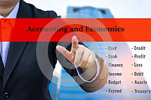 Business concept (Accounting and Economics)