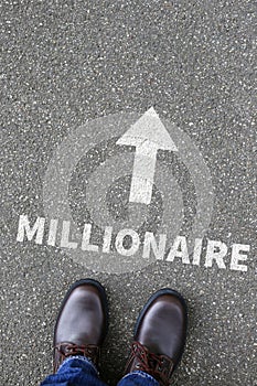 Business concept millionaire rich wealth success successful