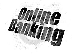 Business concept: Online Banking on Digital background