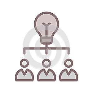 Business conceptions  fill vector icon which can easily modify or edit photo