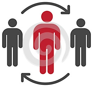 Business Concepts - Avoid Middlemen Icon