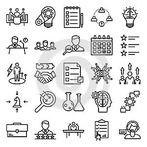 Business Concepts Line Vector Isolated Icon can be easily Modified and edit