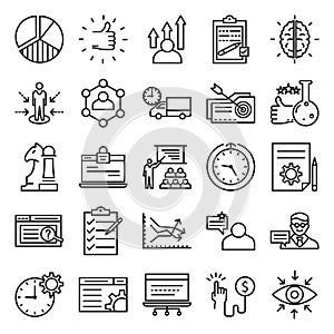 Business Concepts Line Vector Isolated Icon can be easily Modified and edit