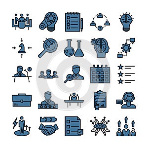 Business Concepts Line Vector Isolated Icon can be easily Modified and edit