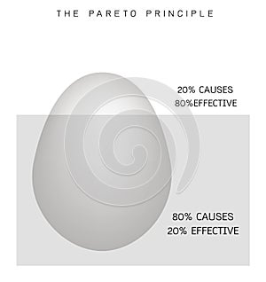 Pareto Principle or Law of The Vital Few 80/20 Rule