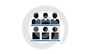 Business conference icon. Meeting concept icon used for website.