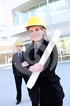 Business Construction Woman