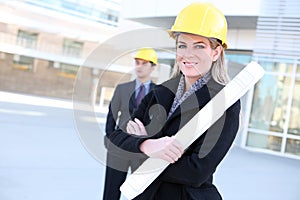Business Construction Woman