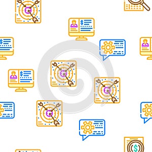 Business Consultant Advicing Icons Set Vector