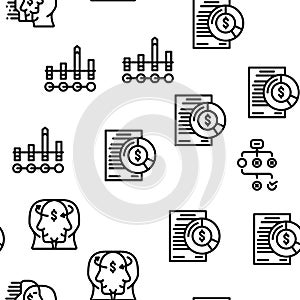 Business Consultant Advicing Vector Seamless Pattern photo