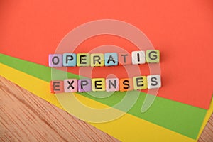 operating expenses, often referred to as \