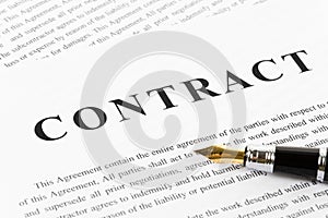 Business Contract photo