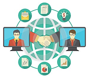 Business Cooperation Concept