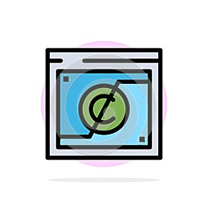 Business, Copyright, Digital, Domain, Law Abstract Circle Background Flat color Icon
