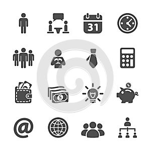 Business and corporate icon set, vector eps10