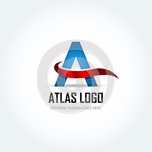 Business corporate letter A logo design template. Simple and clean design of letter A logo template.