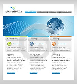 Business corporate web site template